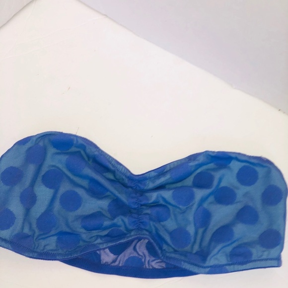 Pink Victoria Secret Polka Dot Bandeau Bralette - Picture 5 of 8